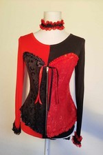 9-teiliges Pierrot Kostüm