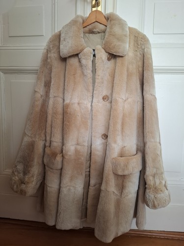 Vintage pelzmantel kemper echt - pelzmantel,