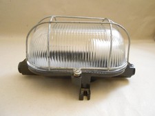 DDR Bakelit Bunkerlampe Kellerlampe Fabriklampe Stalllampe Loft Industriedesign