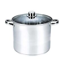 MICHELINO Edelstahl Großraumtopf 10 L Kochtopf Induktionskochtopf Suppentopf #2