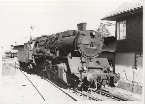 Foto ddr eisenbahn dampflok - eisenbahn,