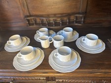 Weißes Kaffeeservice 18 tlg