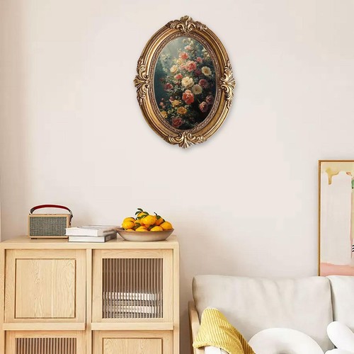 Vintage oval bilderrahmen - vintage,