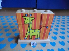 Kinder Holz Steckpuzzle, Steckspiel, Lernspielzeug motorik
