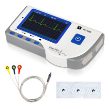 Lepu Medical Tragbares EKG-Gerät Herzmonitor mit Bluetooth App + KI-Analyse, Neu
