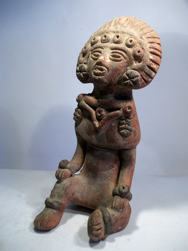 Maya inka figur aus keramik - figur,