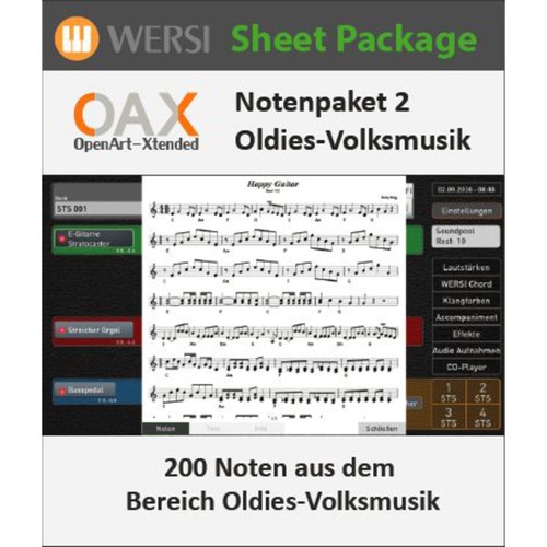 Oax notenpaket deutsche - notenpaket, 2,