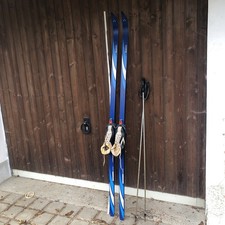 Langlaufski Fritz Riesiger 194 Cm mit Skistöcke