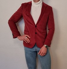 Hugo Boss Black Modell: Rhett4 Cord Sakko Jacke Jacket Gr. 50 Rot
