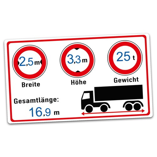Aufkleber lkw mit wunschtext - aufkleber,