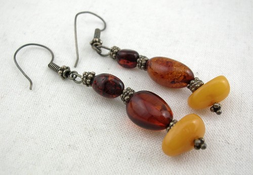 Vintage ohrringe aus silber - vintage,