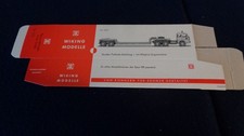 WIKING Nr. 503  LEERKARTON für Großer Tiefladesattelzug mit Magirus ZM
