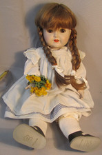 Wernicke Künstlerpuppe  Rep. 83, auf Ständer, ca. 41 cm, Schlafaugen, Vinyl