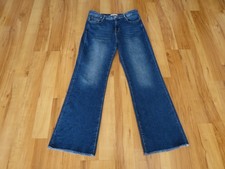 Damen blaue Jeans Hose weites