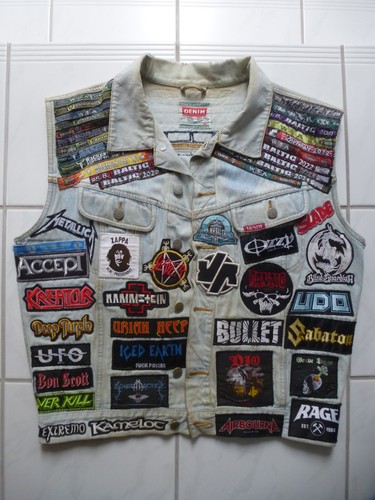 Heavy metal kutte denim - metal,