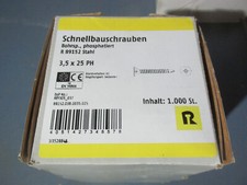 Marken Rigipsschrauben 3,5x25mm 1000Stück  bohrspitze / Restposten K75