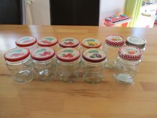 11x Marmelade Einmachgläser