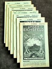 1934 & 1935 Konvolut: 8x Unser