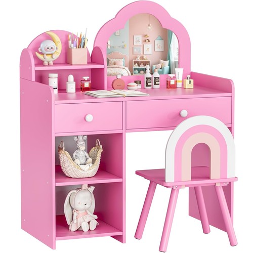Kinder schminktisch holz - schminktisch,