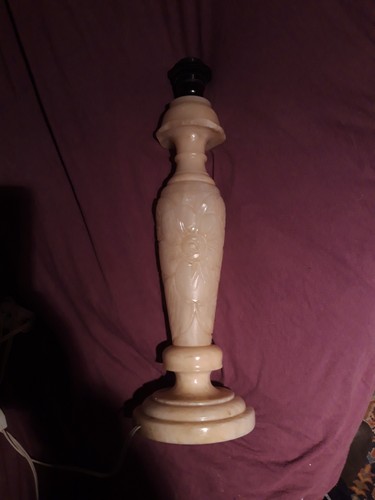 Alabaster tischlampe - alabaster,