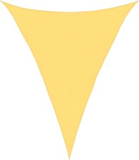 Sonnensegel 160 G/m² Beige 5x6x6 M HDPE Beschattung Dreieck