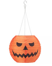 IKEA KUSTFYR LED Pendelleuchte Kürbis batteriebetrieben 22 cm (8 5/8") NEU