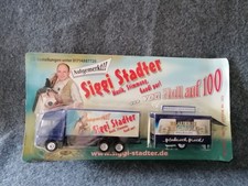 Reichold mini Werbetruck, MAN TG 460 LKW m. Schankwagen Siggi Stadter R 18A 1:87