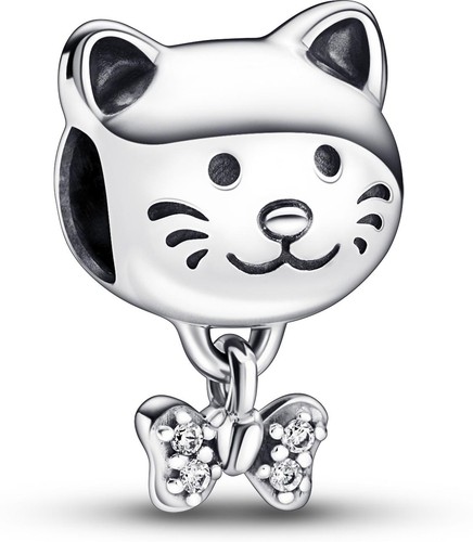 Pandora katze schleife charm - pandora,