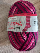 Schoeller + Stahl Fortissima Color Sockenwolle Kaminfeuer beere 8-fach 150 g