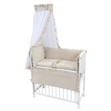 Beistellbett babybett weiß - babybett,