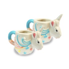 6x Schnapsglas Einhorn 4cl