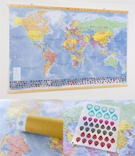 GeoMetro Weltkarte 100x70 cm