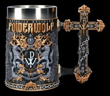 Krug - Powerwolf - Metal is Religion - Merchandise Bierkrug Trinkkelch Geschenk