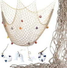 Fischernetz Deko Muscheln 14 Natürliche Mediterranen Stil Wanddekoration