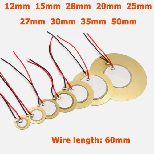 12mm 50mm piezo element - element, buzzer