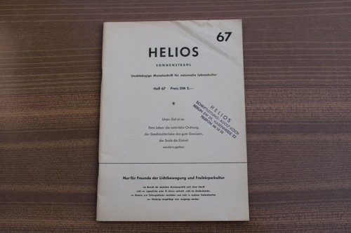 Helios sonnenstrahl heft - helios, nr
