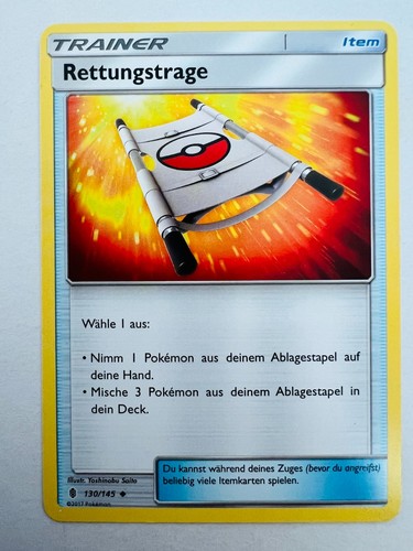 Pokemon karte rettungstrage - pokemon,