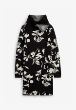 Strickmantel mit floralem