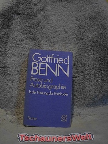 Benn gottfried gesammelte - benn,, gottfried: