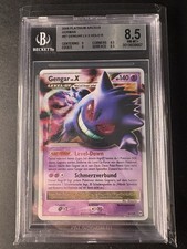Pokemon Gengar LV.X BGS 8.5 NM-MT 2009 Platinum Holo 97/99 deutsch