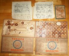 Baukasten Holz Holzbaukasten Temofa SEHR ALT