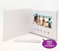 Videobuch, 7" Hardcover. 4GB Speicher. Rohling. Anpassbar. Kostenloser Umbau