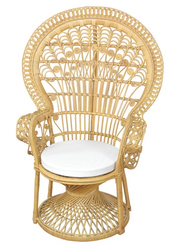 Pfauenthron beige mit - , kissen