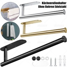 Küchenrollenhalter Ohne Bohren Edelstahl Rollenhalter Wandhalterung Papierrolle