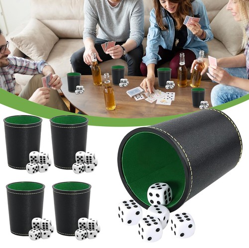 Würfelbecher set - würfelbecher, 5
