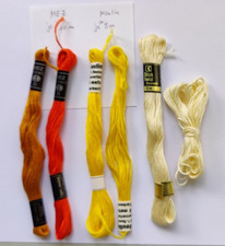 Stickgarn 6-fädig, Konvolut