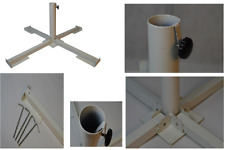 1 Schirmständer Plattenständer Weiss f. Steinplatten Sonnenschirmständer 25-40mm