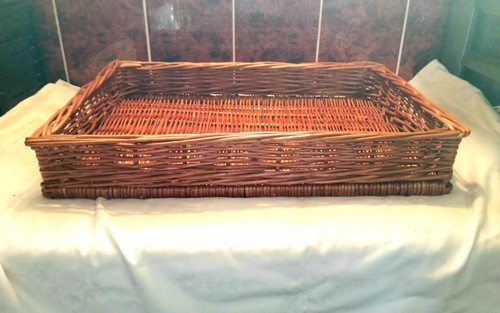 Regal korb weide 60x40x11 cm - regal, weide,
