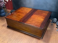 Antike große Humidor Mahagoni