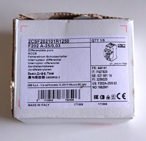 Abb fehlerstrom schutzschalter - abb, fehlerstrom-schutzschalter